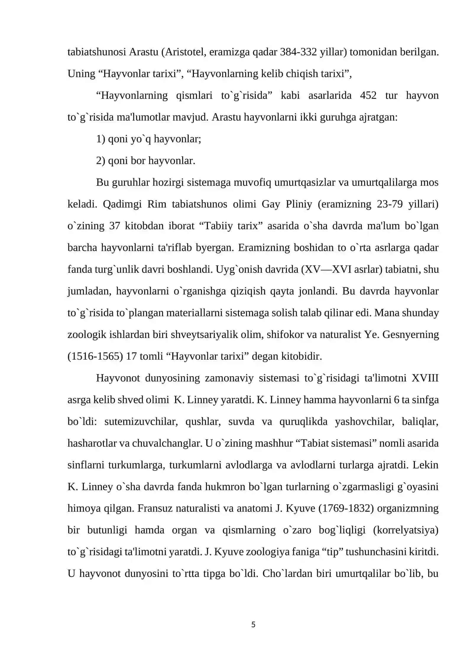 Umurtqali Hayvonlarning Xilma-Xilligi va Tarixi 4