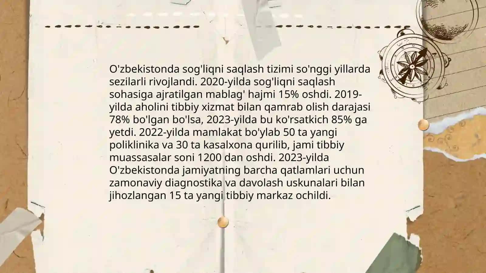 Òzbekiston Respublikasida inson salomatligi oliy qadriyat sifatida 4
