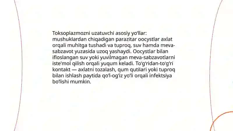 Parazit kasalliklar toksoplazmos 4