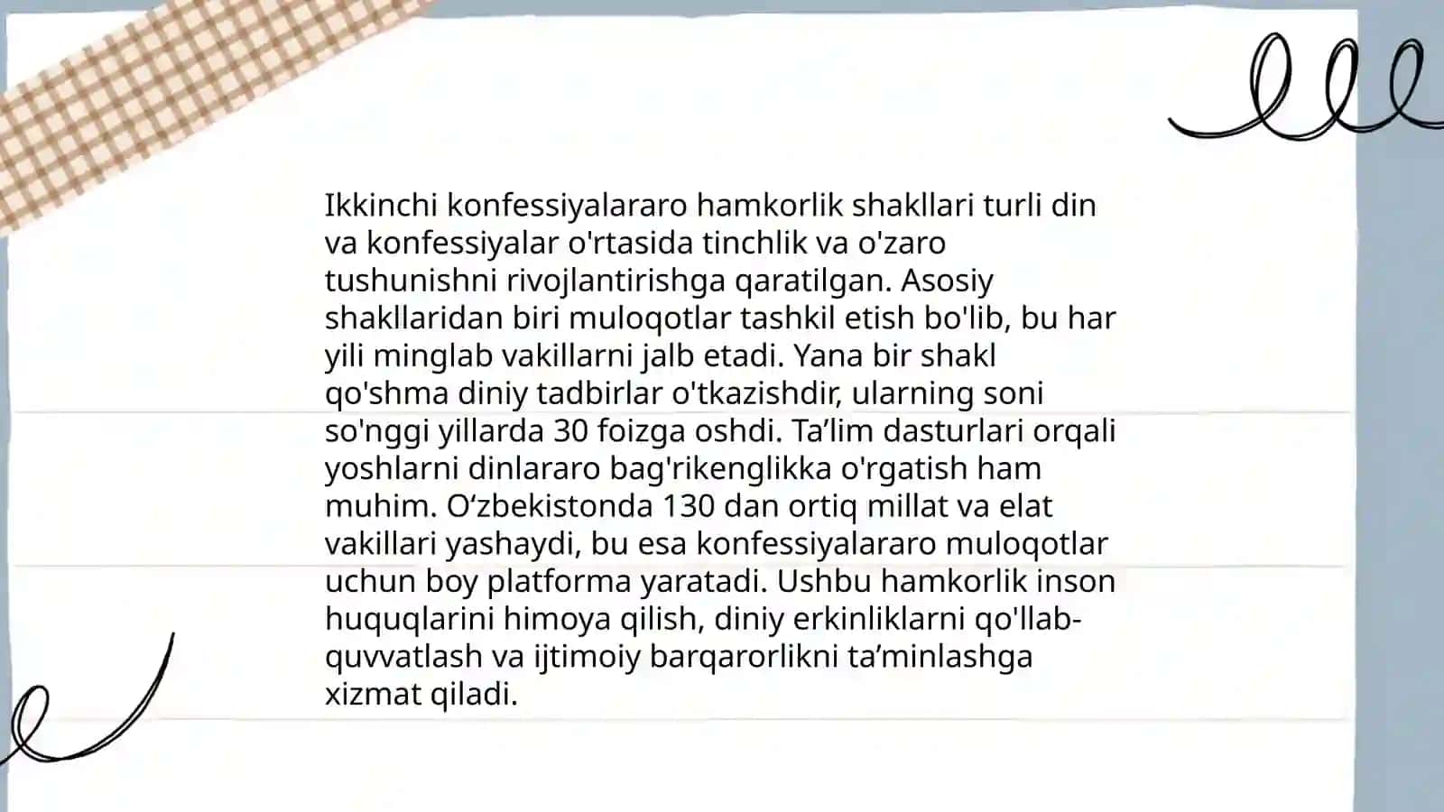 O'zbekistonda konfessiyalararo munosabatlar 4