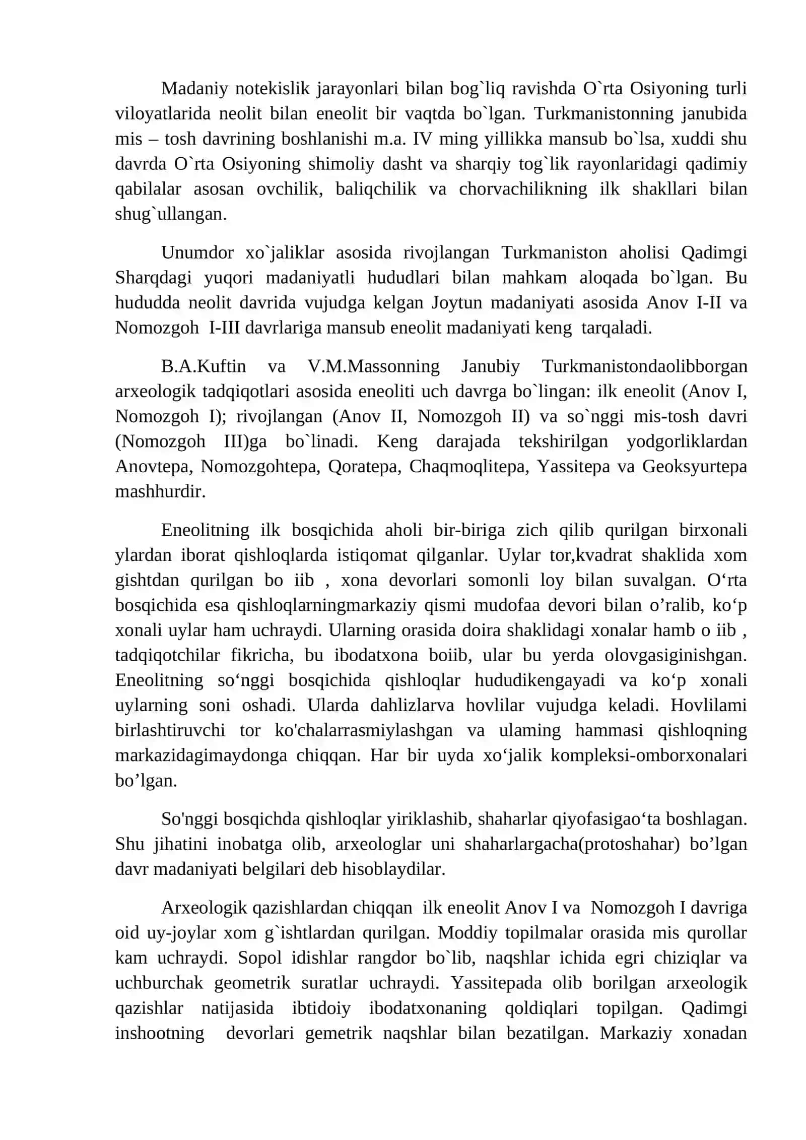ENЕOLIT DAVRI ARXЕOLOGIYASI 4