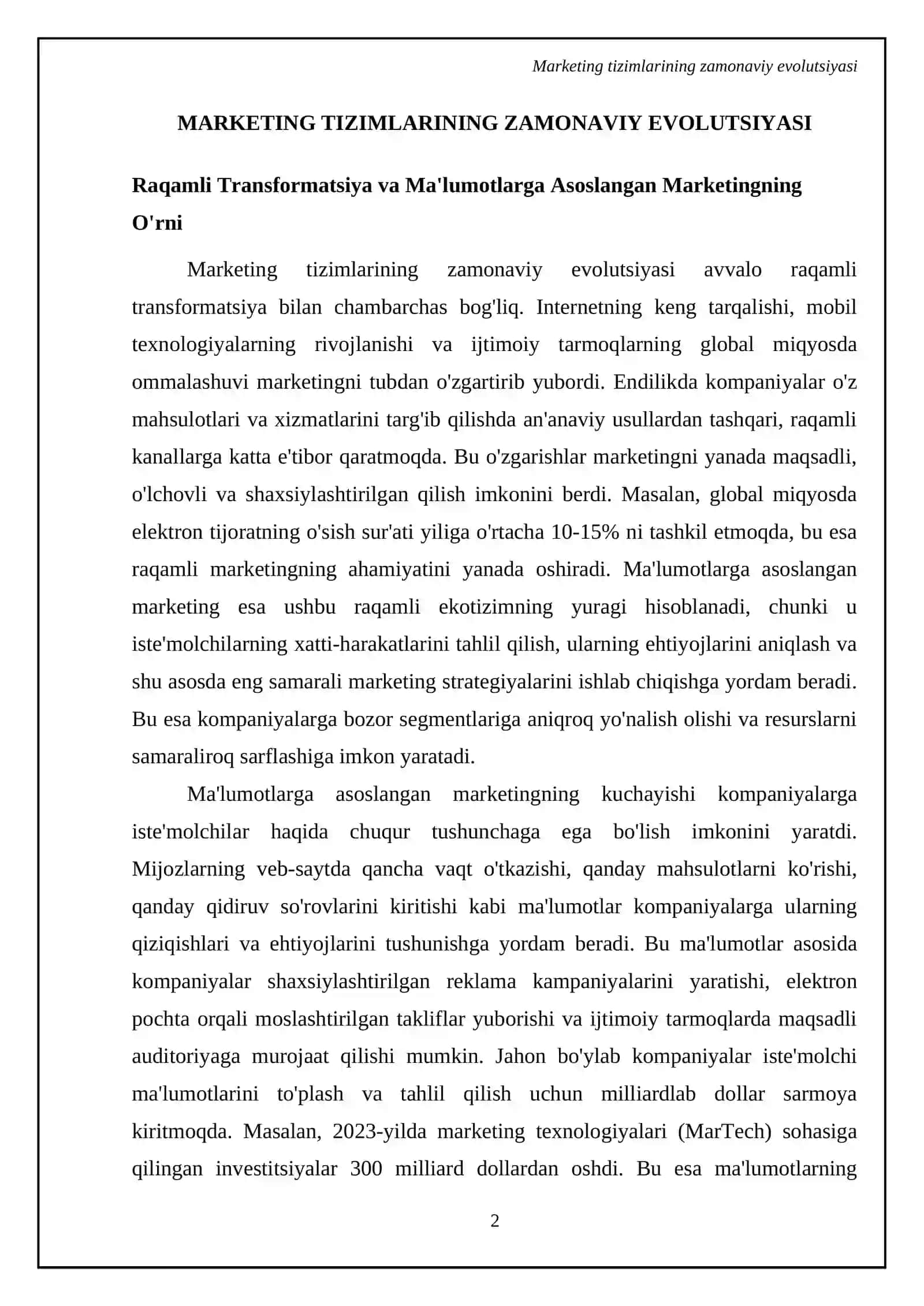 Marketing tizimi va soxasi 4