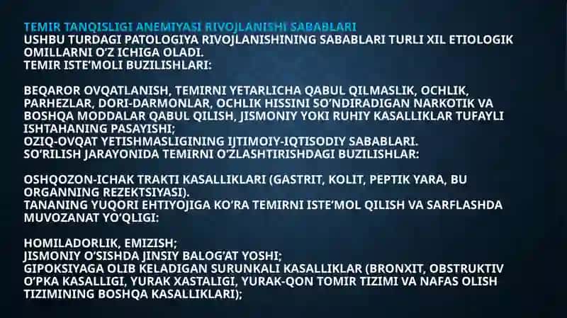 TEMIR TANQISLIGI ANEMIYASI (TTA) 4
