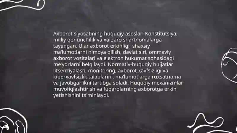 Davlatning axborot siyosati 4