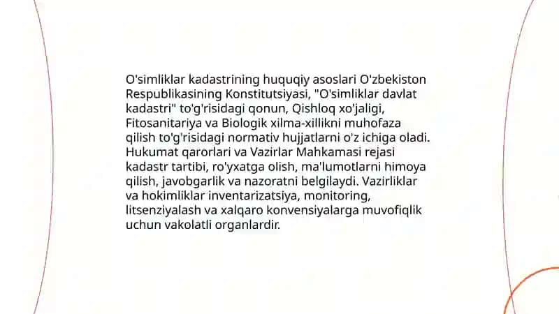 O'SIMLIKLAR DAVLAT KADASTRI 4