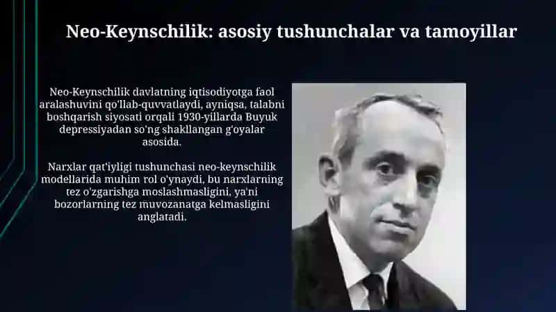 Jon Meynard Keyns ta'limoti va neo-keynschilik 4