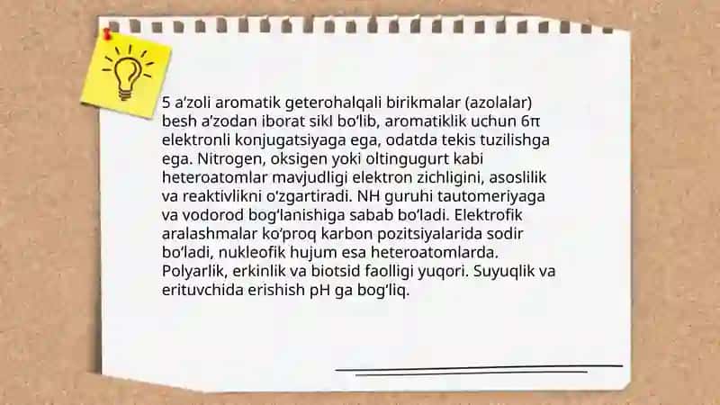 Getero halqali birikmalar 4