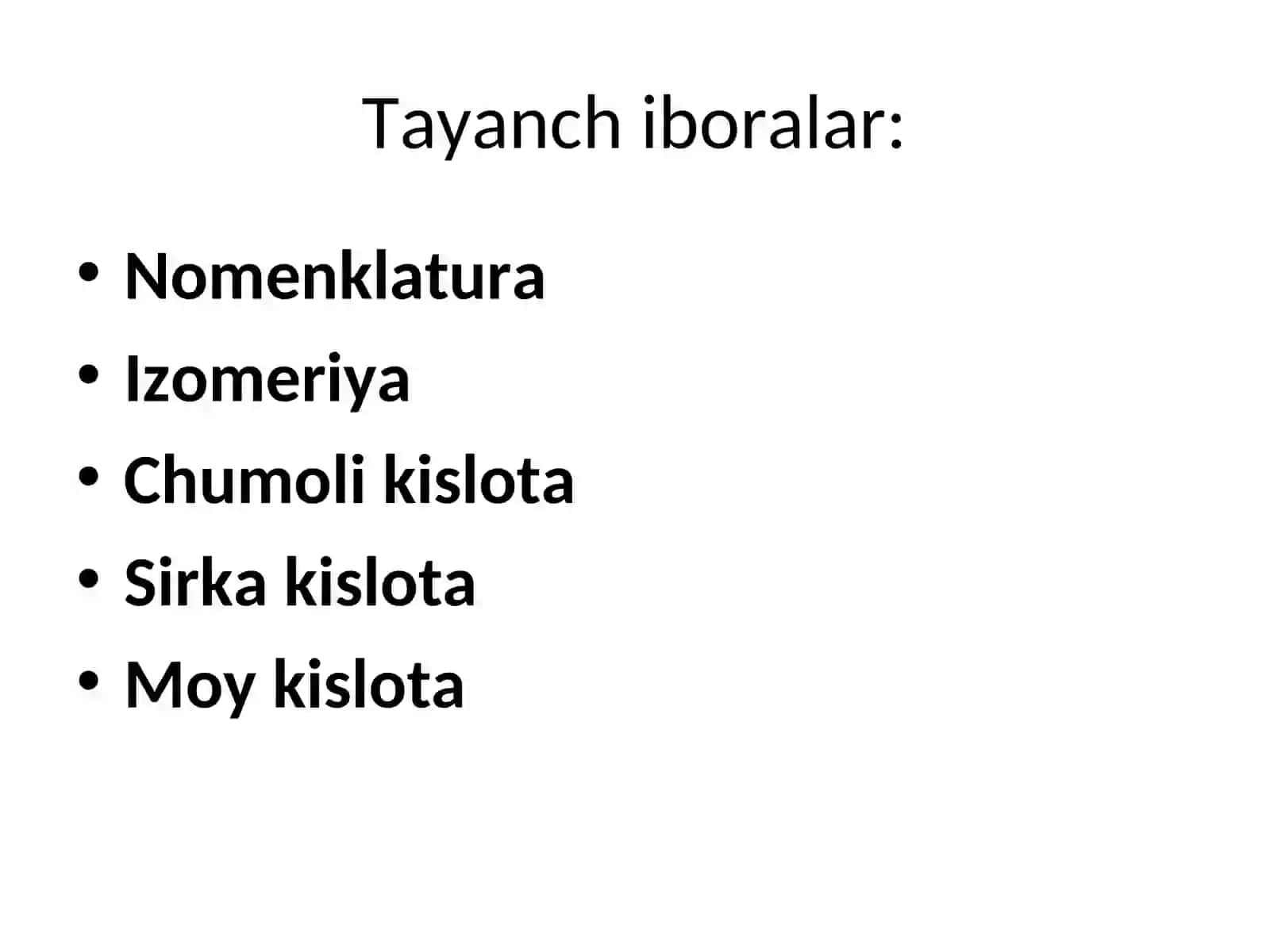 KARBON KISLOTA 4