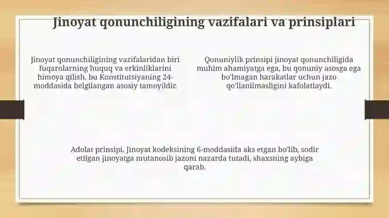 O'zbekiston Respublikasi Jinoyat Kodeksi 4