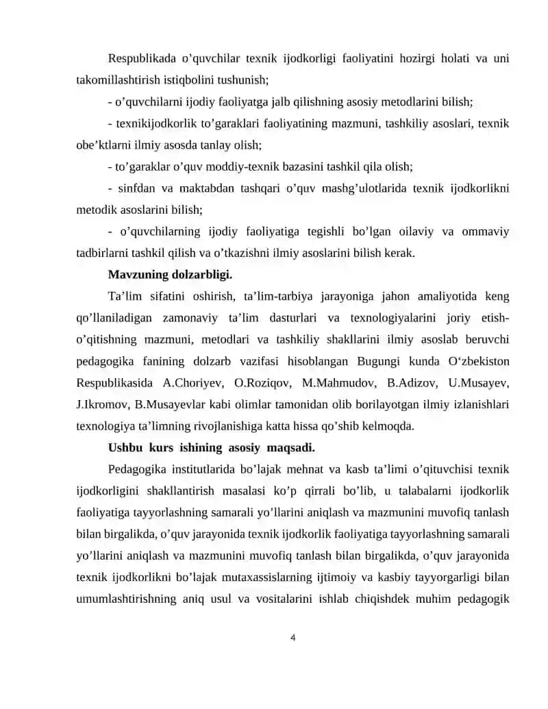 Samalyotlarni loyixalash va modellashtirish 4