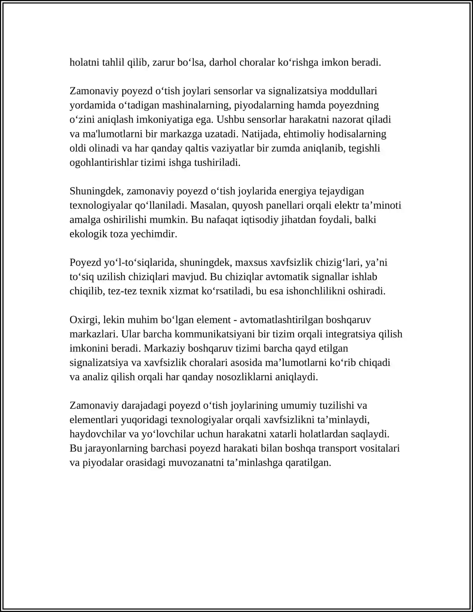 ZAMONAVIY PEREYEZD QURILMALARI (MAPS) 4