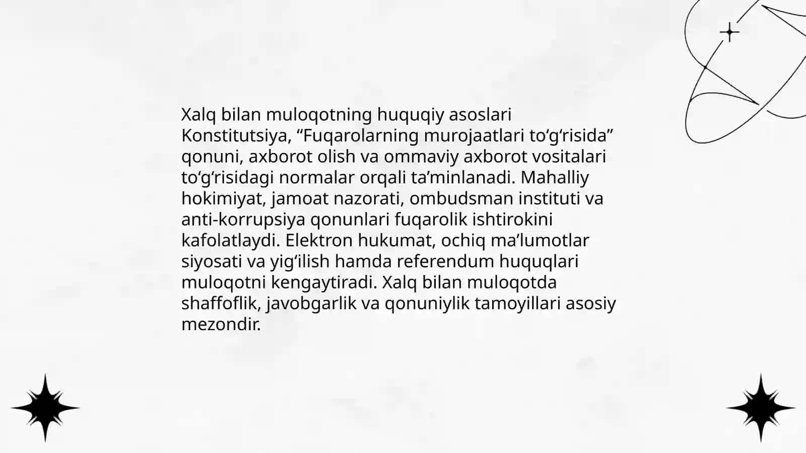 Xalq bilan muloqotning kengayishi 4