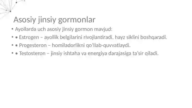 Ayollarning Jinsiy Gormonlari 4
