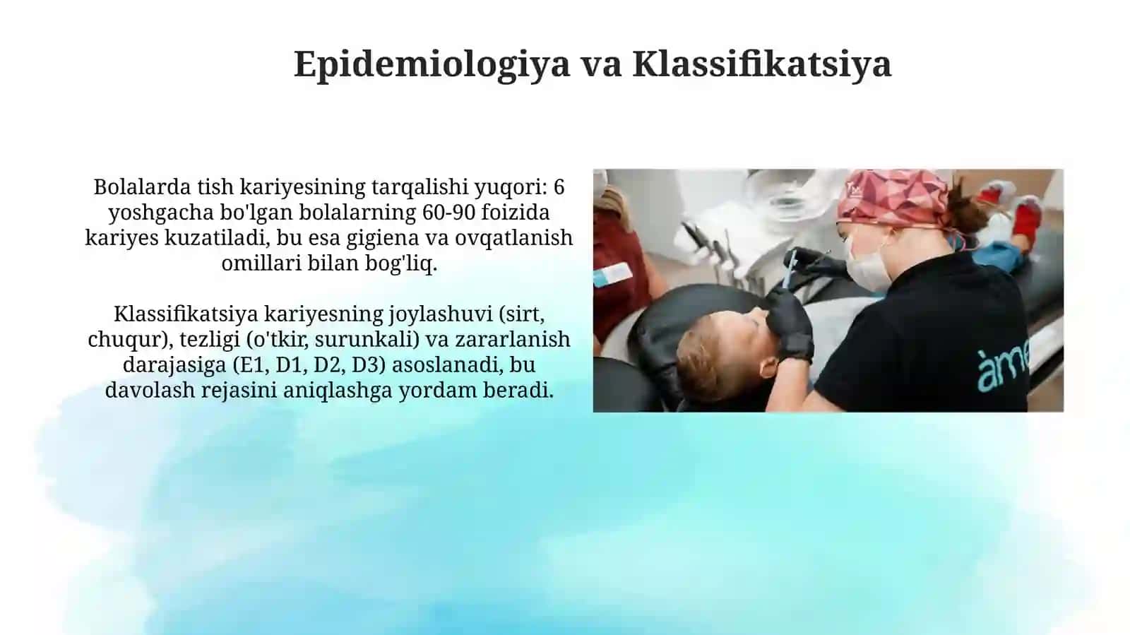 Bolalar stomatologiyasida sut tishlari kariesi 4