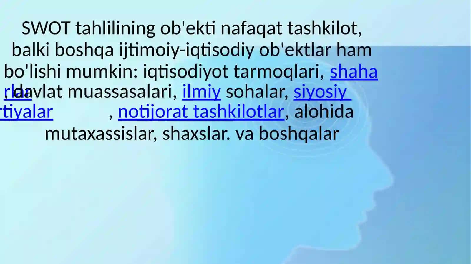 SWOT tahlili 4