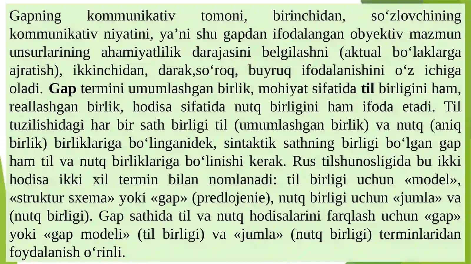 GAP KOMMUNIKATIV NUTQIY BIRLIK SIFATIDAR 4