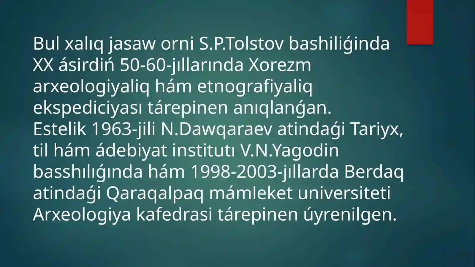 Orta Aziya arxeologiyasi prezentatsiyasi 4