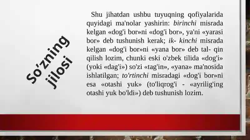 TUYUQLAR «DOG'I BOR» TAJNISLI TUYUQ 4