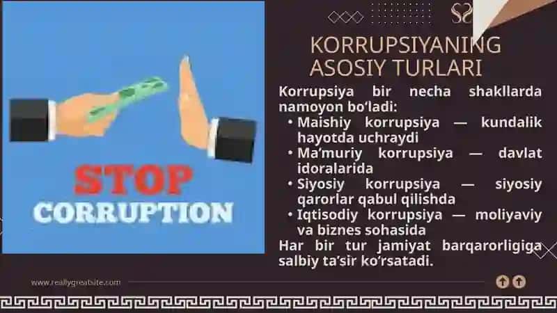 Korrupsiya bo`yicha malumot 4