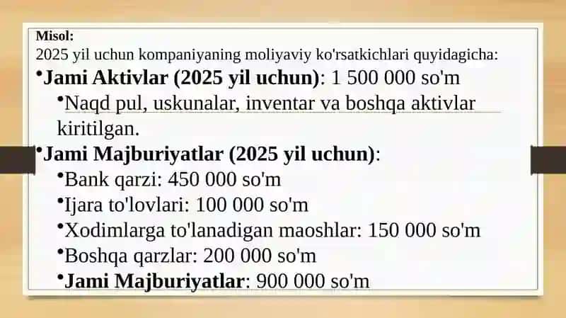 Xususiy kapital tahlili 4