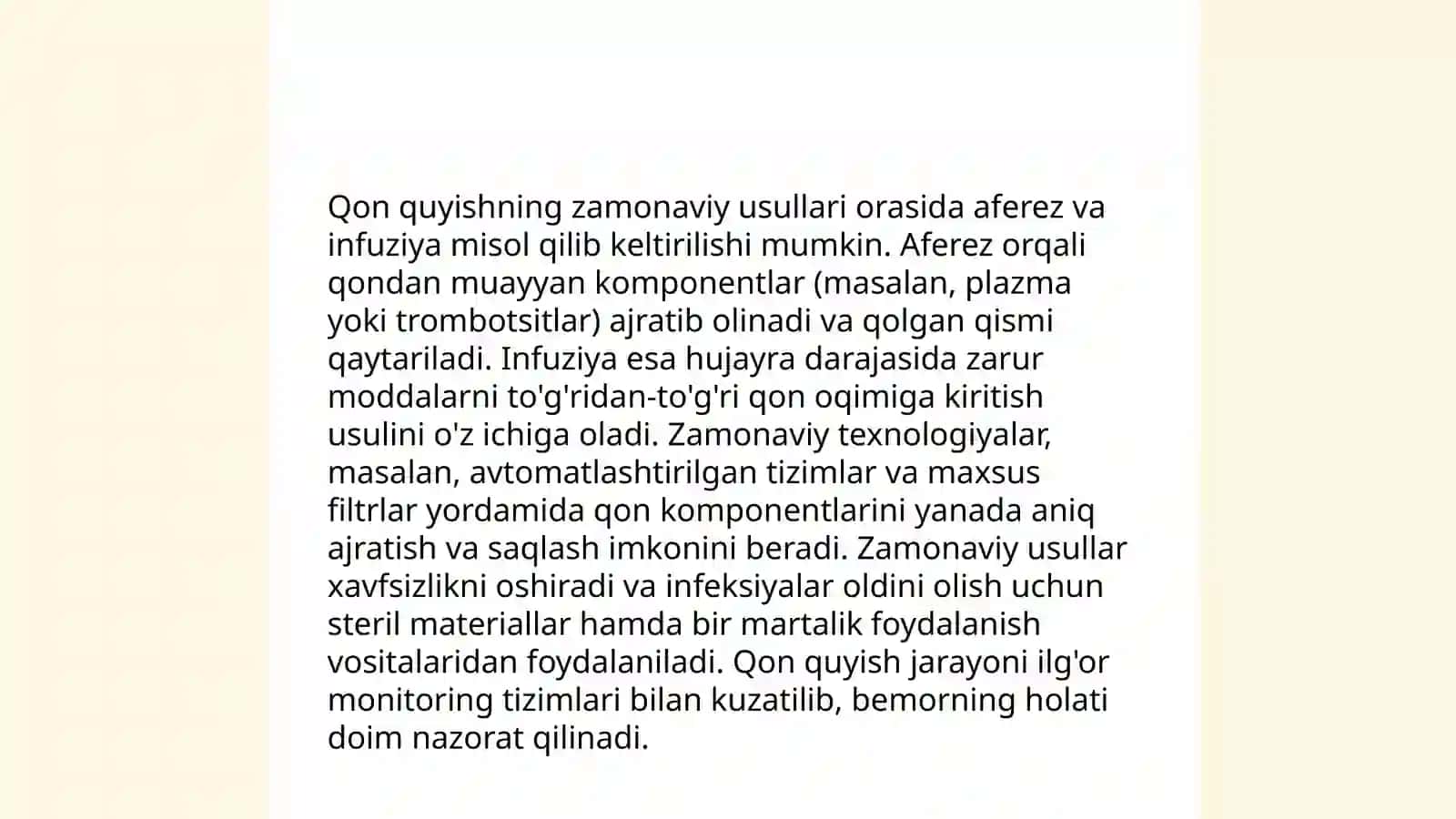 Qon quyish bevosita va bilvosita usullari 4