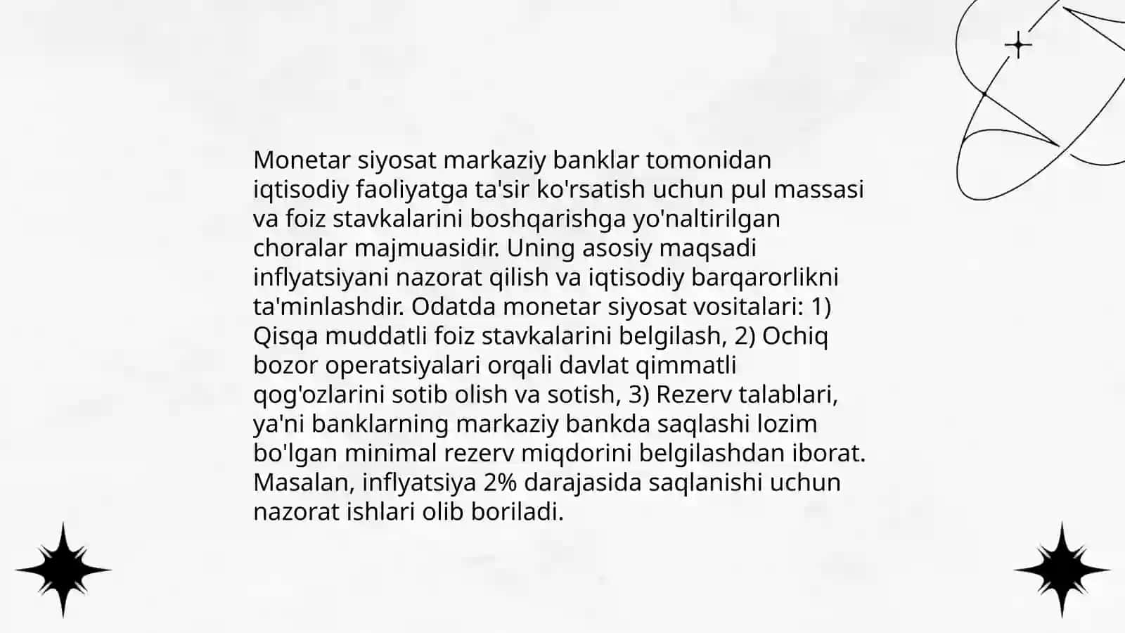 Davlatning iqtisodiy siyosatining turlari 4