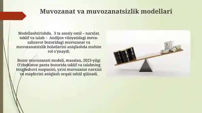 Bozor muvozanati turlari 4