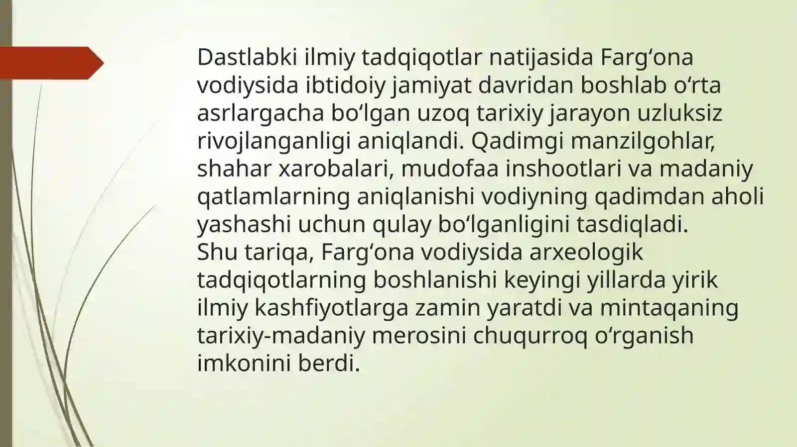 Farg’ona vodiysini arxeologik tadqiqotlari 4