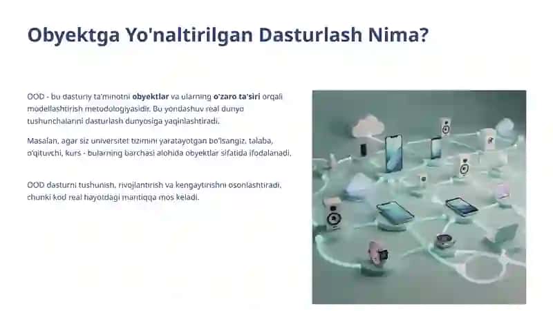 Obyektga Yo'naltirilgan Dasturlash (OOD): Asoslar va Amaliyot 4