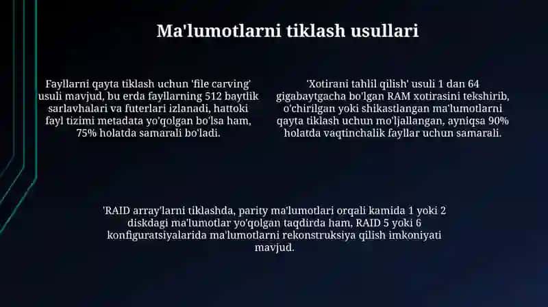 Maʼlumot va fayllarnitiklashprinsiplari 4