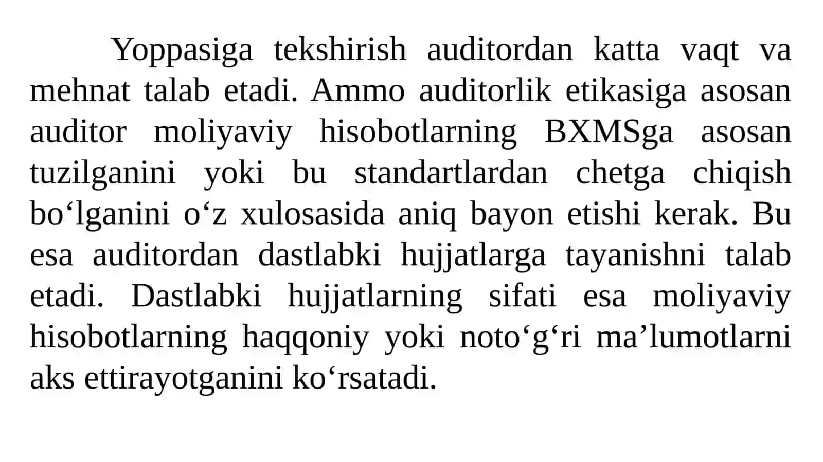 AUDITDA TANLAB TEKSHIRISH USLUBI 4