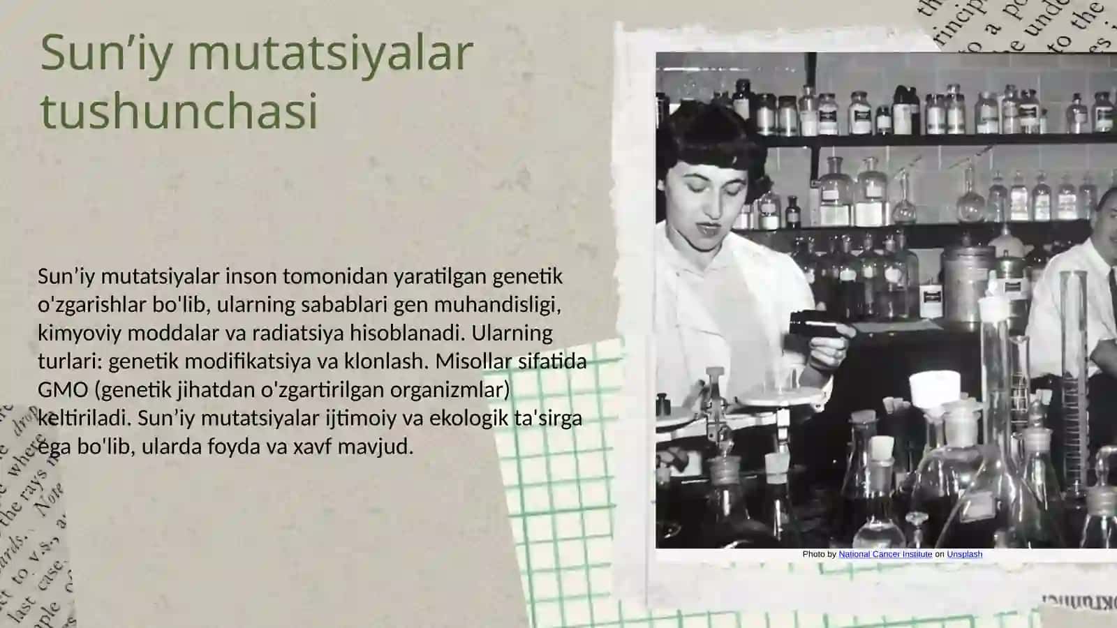 Tabiiy va sunʼiy mutatsiyalar 4
