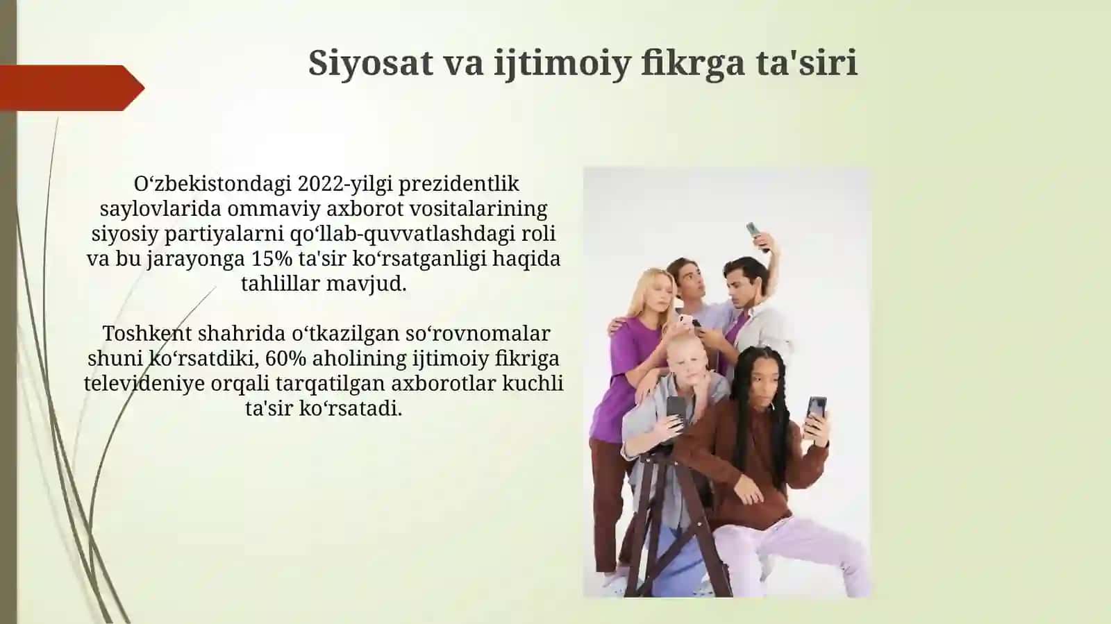 Ommaviy axborot vositalari va ularning jamiyatga tasiri 4