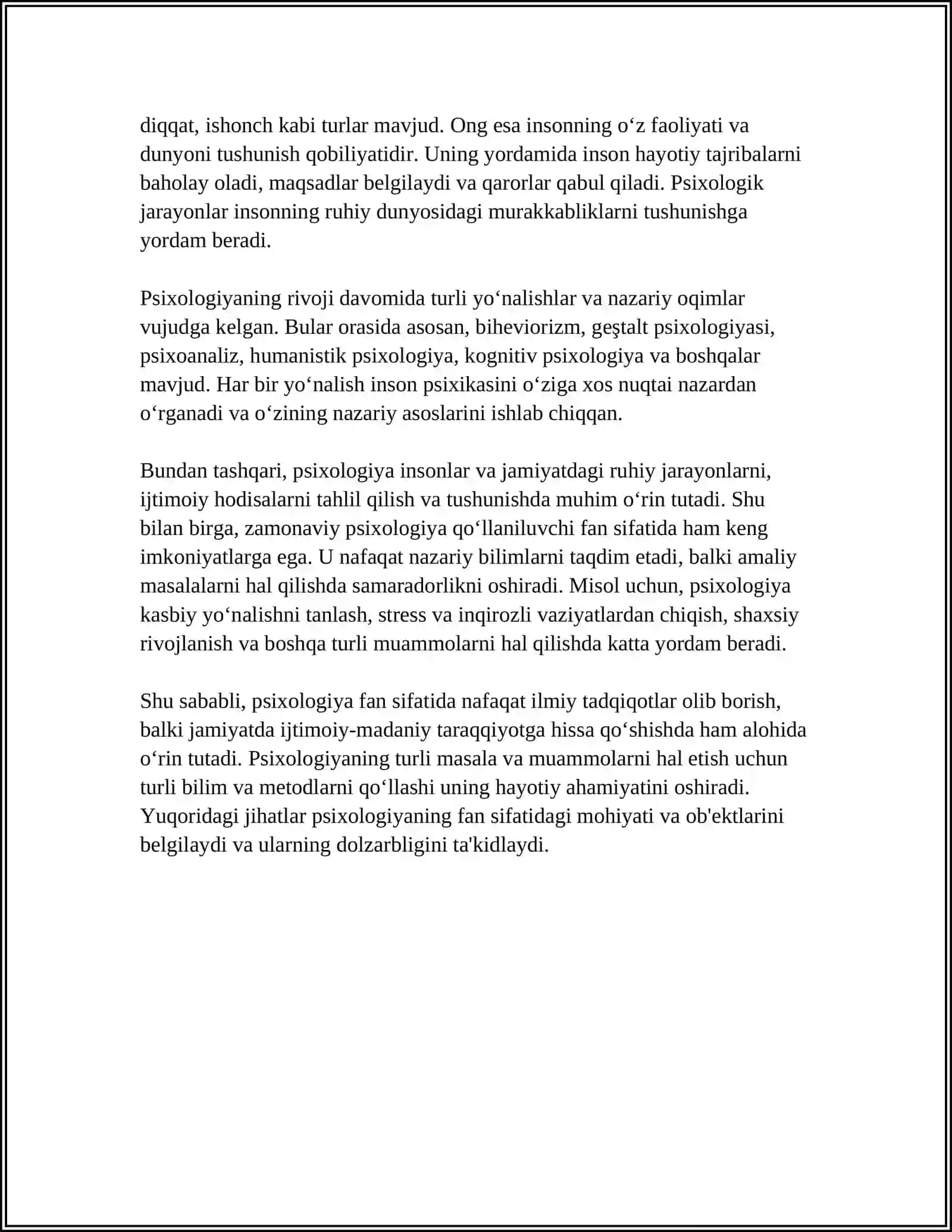 PSIXOLOGIYA FAN SIFATIDA 4