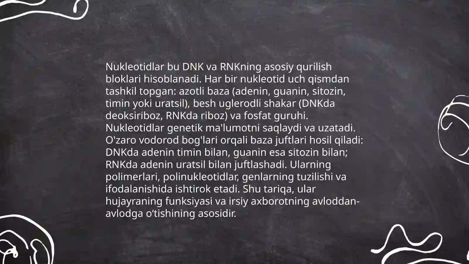Nukleozidlar va ularning tuzilishi 4