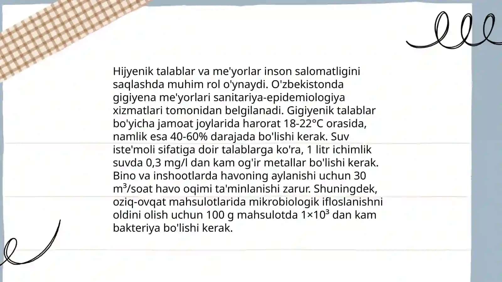 Normal va patalogik belgilarga masalalar yechish 4