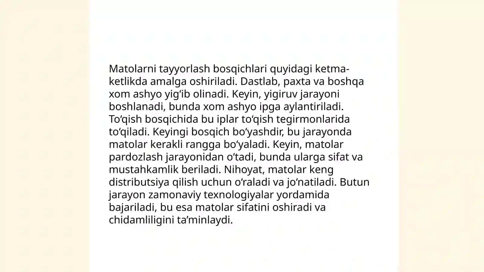 MatolarniAktiv bo‘yovchi moddalar bilan bo‘yash 4