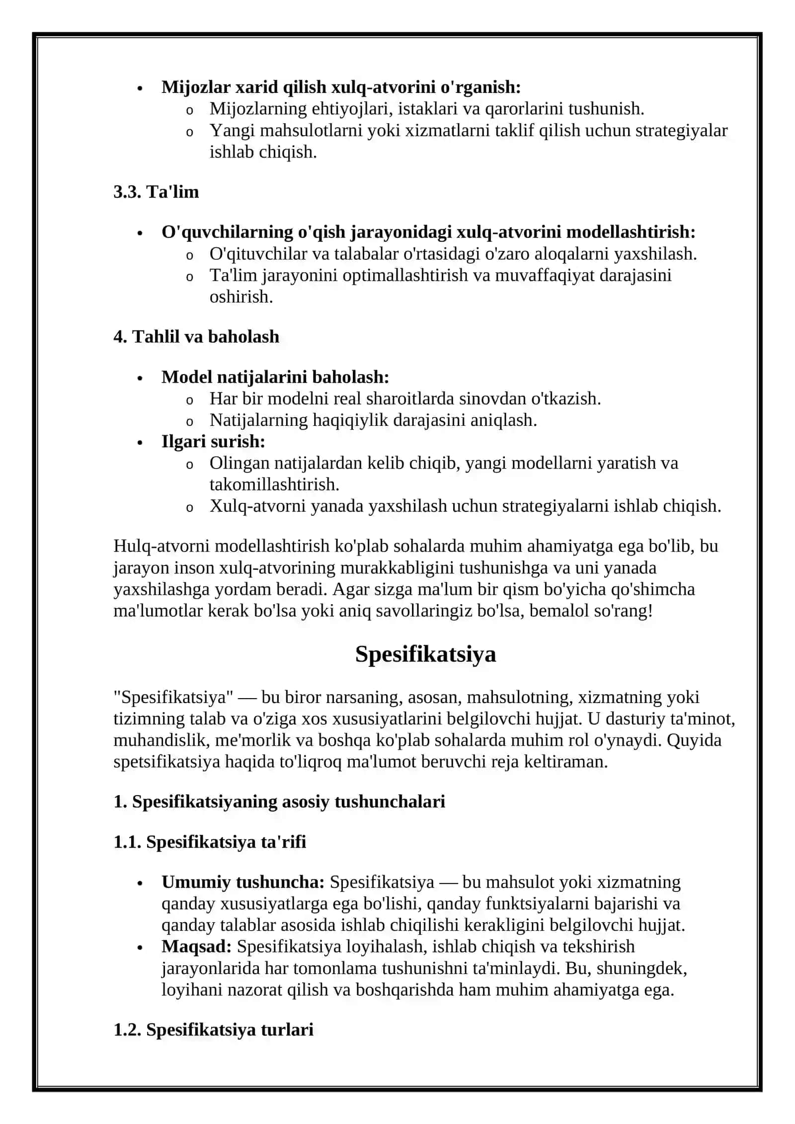 Hulq-atvorni modellashtirish 4
