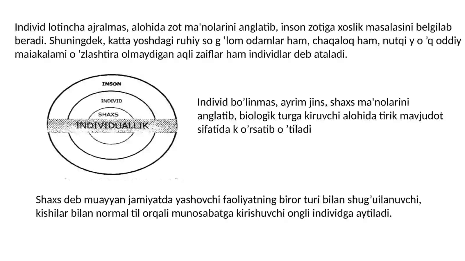 Shaxs toʻgʻrisida umumiy tushuncha 4