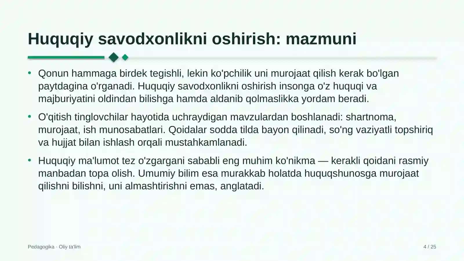 geodeziya va kartografiyada huquqiy savodxonlikni oshirish 7250 4