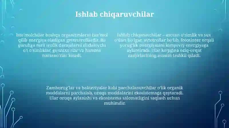 Organizmlarning ekologik guruhlari 4