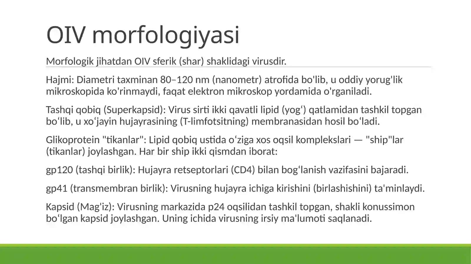 Rnk saqlovchi viruslar keltirib chiqaruvchi yuqumli kasallik qoʻzgʻatuvchilari ;retroviruslar 4