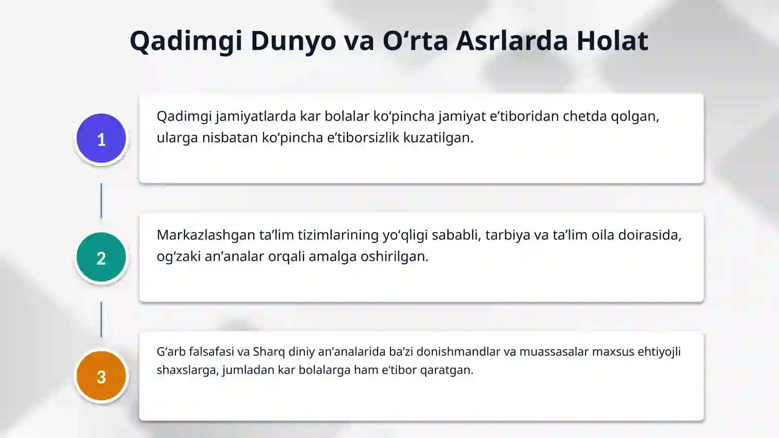 Eshitish qobiliyati buzilgan bolalarning taʼlim tarbiyasi tarixi 4