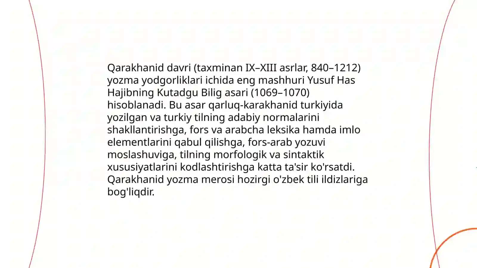 Hozirgi oʻzbek adabiy tilining tarixiy ildizlari 4