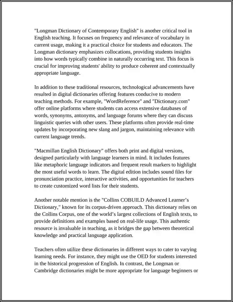Explanatory Dictionaries of the English Language 4