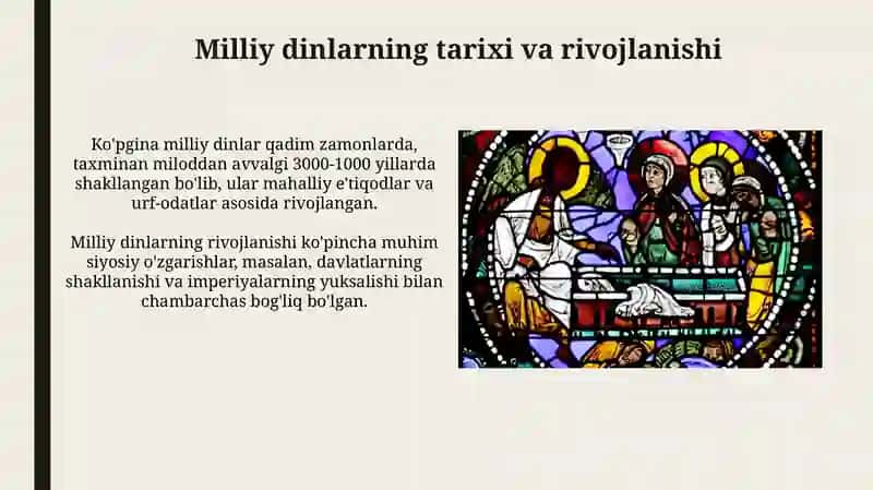 Milliy dinlar 4