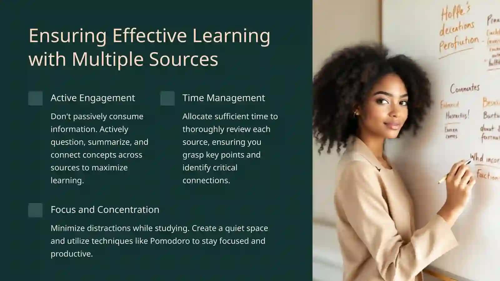 Studying with Multiple Sources 4