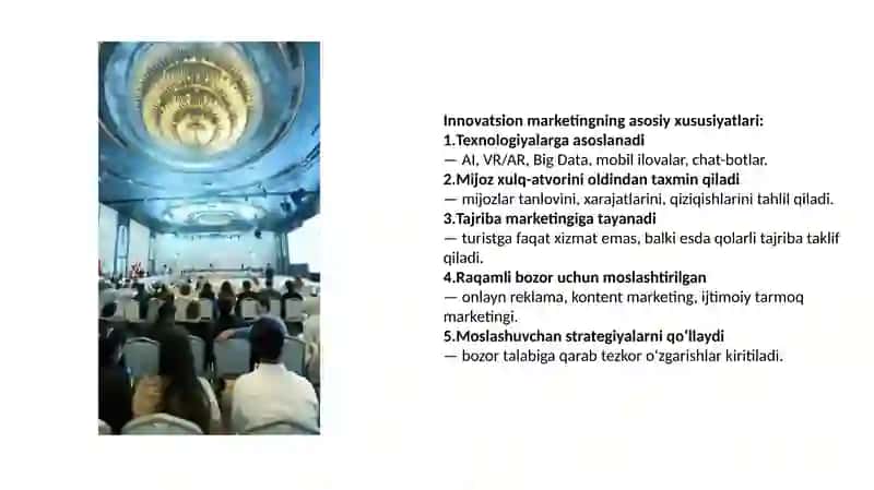 Turizmda innovatsion marketing strategiyalari 4