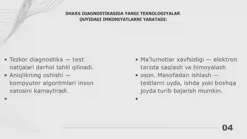 Psixologiyada shaxs diagnostikasi 4