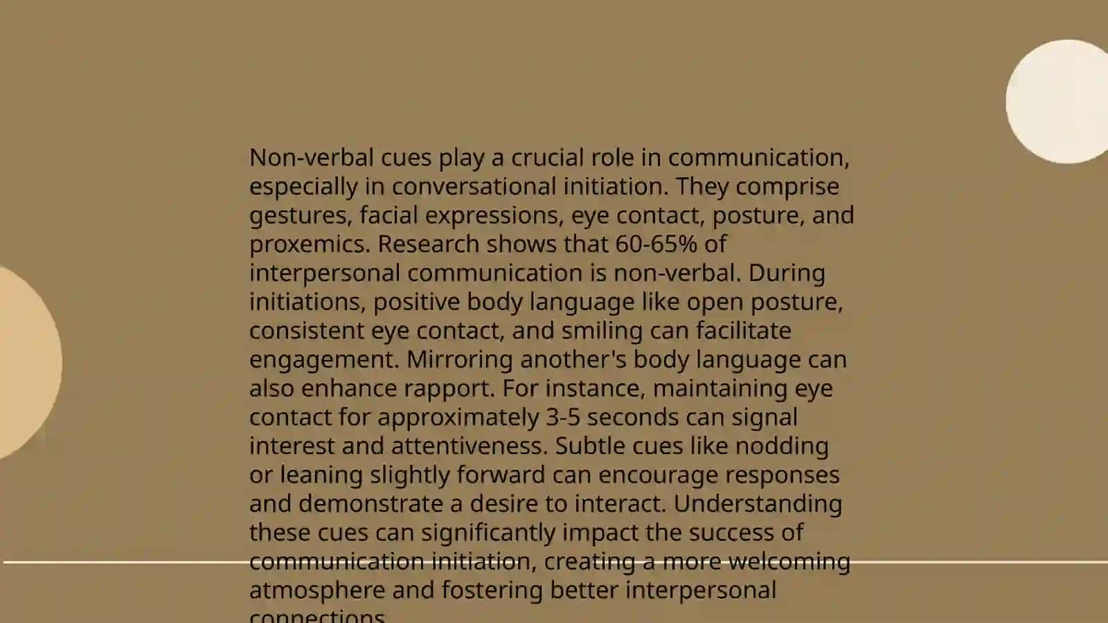 Initiations and follow-up moves 4